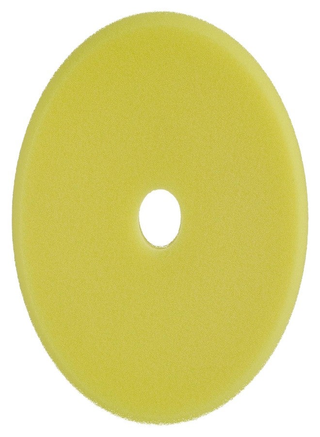 SONAX Dual Action Polishing Pad 5.5 Inch Yellow | Polish Foam Pad | Fine Paint Perfection & Clear Shine Finish | 5 Inch Backing Plate Compatible | Heat-Resistant - Ventilation Hole | Art.No.049334100 - Image 1